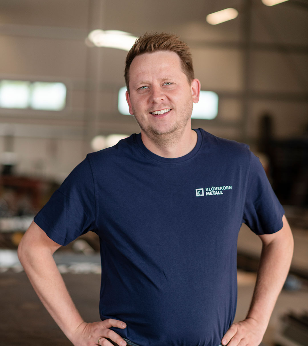 Kristian Klövekorn, Geschäftsführer von Klövekorn Metall in Nortrup